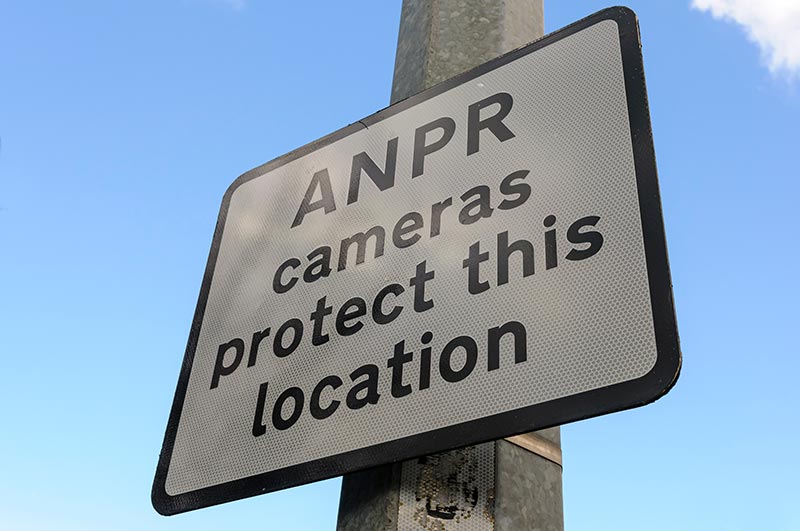 ANPR sign